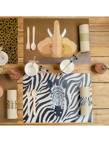 Papieren Placemats "Safari"...