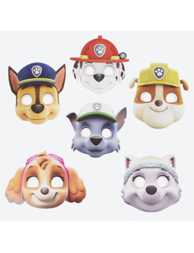 Maskers Paw Patrol (6 st.)