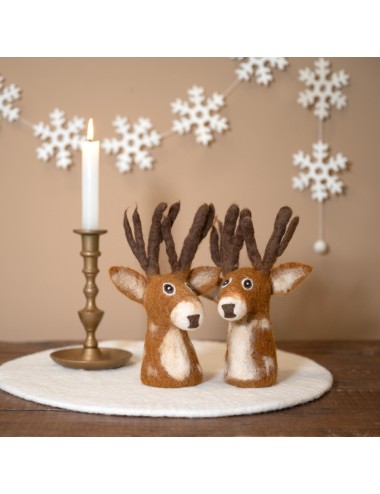 Decoratie Vilt Rendier Rudolph